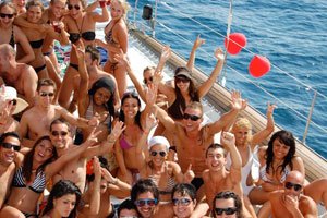 mtv booze cruise boat party Fuerteventura